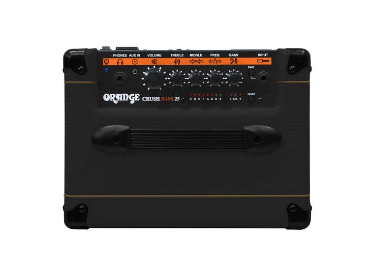 Orange CRUSH BASS 25 Black 25W Bass combo 